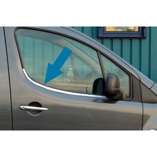 Okenní lišty dveří (nerez) Citroen Berlingo 2008–2018 fotografie 1