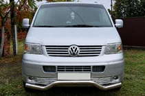 Volkswagen T5 Transporter 2003–2010 Přední ochranný rám Vlna ST007 (nerez) fotografie 1