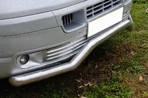Volkswagen T5 Transporter 2003–2010 Přední ochranný rám Vlna ST007 (nerez) fotografie 2