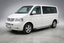 Volkswagen T5 Caravelle 2004–2010 Boční nášlapy typ X5 (2 ks, hliník) Krátký rozvor fotografie 1