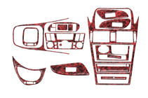 Nissan Almera N16 2000–2006 Dekorační lišty palubní desky (03-06) Hliník fotografie 1
