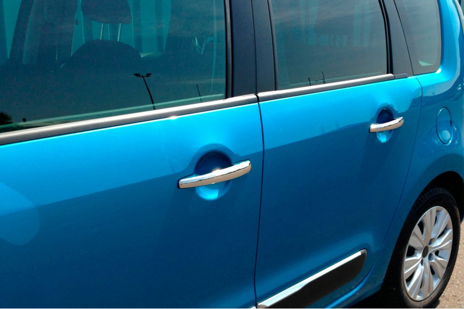 Citroen C-3 2009–2016 Chromové kryty klik dveří (4 ks, nerez) Image