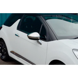 Nerezové kryty zpětných zrcátek (2 ks) Citroen C-3 2009–2016 fotografie 4