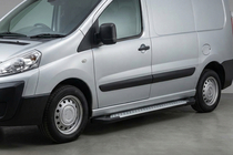 Citroen Jumpy 2007–2017 Boční prahy Allmond Grey (2 ks, nerez) fotografie 1