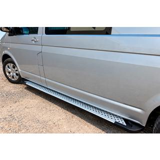 Boční nášlapy typ X5 (2 ks, hliník) Volkswagen T5 Multivan 2003–2010 fotografie 3