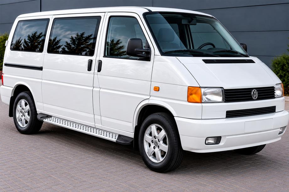 Volkswagen T4 Transporter 1990–2003 Boční nášlapy Allmond Grey (2 ks, hliník) Image