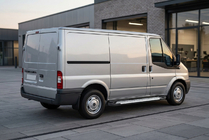 Ford Transit 2000–2014 Boční nášlapy Allmond Grey (2 ks, hliník) fotografie 1