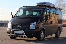 Ford Transit 2000–2014 Nerezový bullbar WT003 (2006-2014) fotografie 4