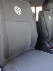 Volkswagen T5 Caravelle 2004–2010 Autopotahy (eko kůže a látka, Premium) Přední (1+1) fotografie 11