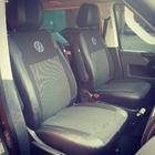 Volkswagen T5 Caravelle 2004–2010 Autopotahy (eko kůže a látka, Premium) Přední (1+1) fotografie 7
