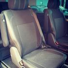 Volkswagen T5 Caravelle 2004–2010 Autopotahy (eko kůže a látka, Premium) Přední (1+1) fotografie 6