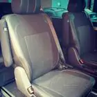 Volkswagen T5 Caravelle 2004–2010 Autopotahy (eko kůže a látka, Premium) Kompletní sada a přední sedadla (1+1) fotografie 6