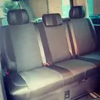 Volkswagen T5 Caravelle 2004–2010 Autopotahy (eko kůže a látka, Premium) Kompletní sada a přední sedadla (1+1) fotografie 5