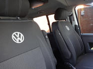 Volkswagen T5 2010–2015 Autopotahy (eko kůže↗látka, Premium) fotografie 9