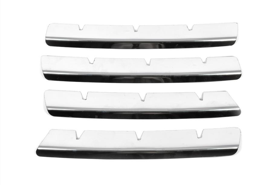 Volkswagen Touareg 2002–2010 Nerezové kryty na mřížku (4 ks) Fotografie 4