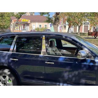 Chromové kryty sloupků dveří (6 ks, nerez) Volkswagen Touareg 2002–2010 fotografie 2