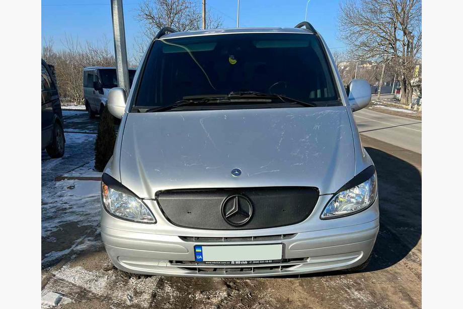 Mercedes Vito W639 2004–2014 Zimní clona masky chladiče (2003-2010) Lesklá Image
