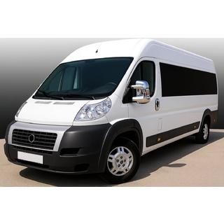 Chromové kryty zpětných zrcátek (2 ks, plast) Fiat Ducato 2006–2025 fotografie 3