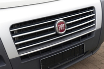 Fiat Ducato 2006–2025 Nerezové lišty na masku chladiče 2006-2014 (6 ks, nerez) fotografie 1