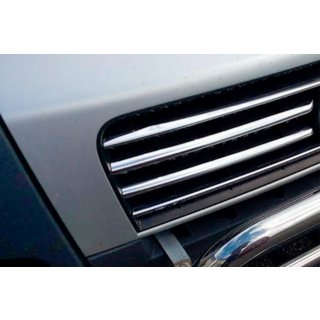 Nerezové lišty na masku chladiče 2006-2014 (6 ks, nerez) Fiat Ducato 2006–2025 fotografie 4