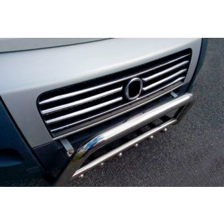 Nerezové lišty na masku chladiče 2006-2014 (6 ks, nerez) Fiat Ducato 2006–2025 fotografie 2