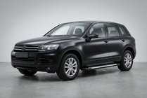 Volkswagen Touareg 2010–2018 Boční nášlapy Allmond Grey (2 ks, hliník) fotografie 1