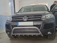 Volkswagen Touareg 2010–2018 Přední ochranný rám WT003 (nerez) fotografie 2