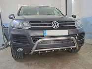 Volkswagen Touareg 2010–2018 Přední ochranný rám WT003 (nerez) fotografie 1