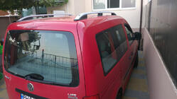 Volkswagen Caddy 2004–2010 Střešní ližiny Skyport GREY Standardní základna fotografie 11