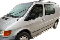 Mercedes Vito W638 1996–2003 Okenní deflektory vkládací (2 ks, HIC) fotografie 7