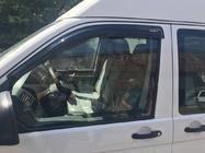 Volkswagen T5 Transporter 2003–2010 Deflektory oken (2 ks, MyRacing) fotografie 3