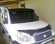 Fiat Doblo I 2001–2005 Sluneční kšilt na čelní sklo (černý lesk, 5 mm) fotografie 13