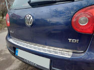 Volkswagen Golf 5 2003–2009 Nerezová lišta hrany víka kufru fotografie 4