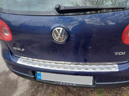 Volkswagen Golf 5 2003–2009 Nerezová lišta hrany víka kufru fotografie 5