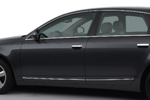 Audi A6 C6 2004–2011 Chromové kryty klik dveří (4 ks, nerez) fotografie 1