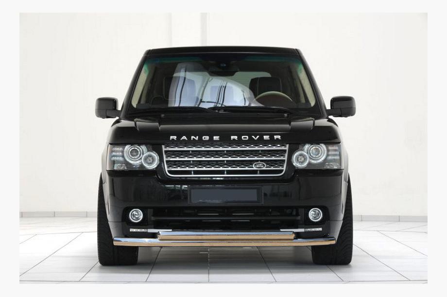 Range Rover III L322 2002–2012 Přední ochranný rám ST014 (nerez) 60/42 mm Image