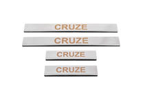 Chevrolet Cruze 2009–2015 Chromové kryty prahů V1 (4 ks, Carmos) fotografie 2