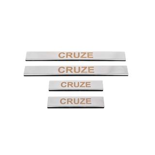 Chromové kryty prahů V1 (4 ks, Carmos) Chevrolet Cruze 2009–2015 fotografie 2
