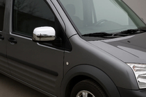 Ford Connect 2010–2013 Nerezové kryty zpětných zrcátek varianta č. 2 (2 ks) fotografie 1