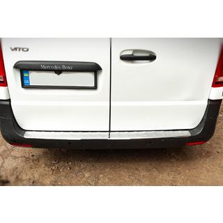 Nerezová lišta na zadní nárazník Carmos Mercedes Vito/V-class W447 2014– fotografie 3