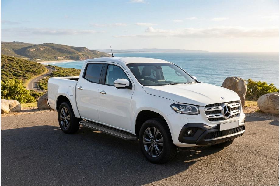 Mercedes X-Class 2017–2020 Boční nášlapy Allmond Black (2 ks, hliník) Image