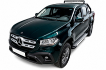 Mercedes X-Class 2017–2020 Boční nášlapy Allmond Grey (2 ks, hliník) fotografie 1
