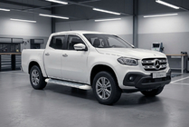 Mercedes X-Class 2017–2020 Boční prahy Allmond White (2 ks, hliník) fotografie 1