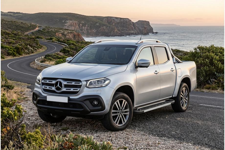 Mercedes X-Class 2017–2020 Boční nášlapy RedLine V1 (2 ks, hliník) Image