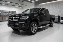 Mercedes X-Class 2017–2020 Boční nášlapy Tayga Grey V2 (2 ks, hliník) fotografie 1