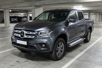Mercedes X-Class 2017–2020 Boční nášlapy Rainbow (2 ks, hliník) fotografie 1