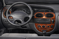 Renault Megane I 1996–2004 Kryty palubní desky 1999-2003 (Meric, Turecko) Hliník fotografie 1