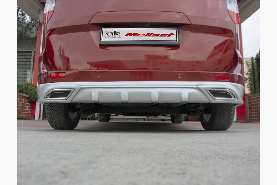 Ford Courier 2014–2023 Zadní difuzorový nástavec (k lakování) Fotografie 2