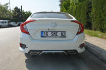 Honda Civic Sedan X 2016–2021 Spoiler Anatomic (k lakování) fotografie 5