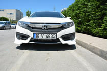 Honda Civic Sedan X 2016–2021 Rohové nástavce předního nárazníku (k lakování) fotografie 5